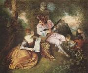 Jean-Antoine Watteau Scale of Love (mk08) china oil painting reproduction